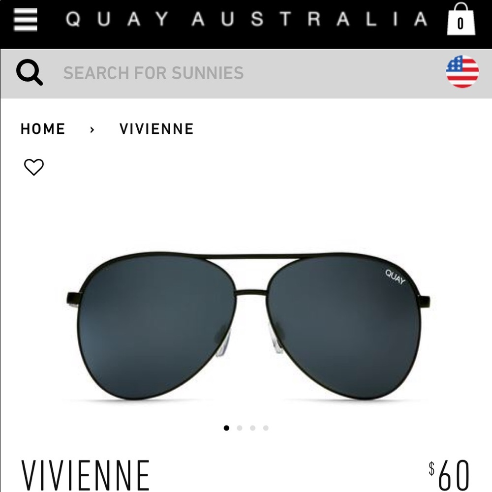 New Quay Australia Vivienne Aviator Sunglasses